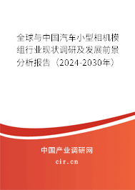全球與中國汽車小型相機模組行業(yè)現(xiàn)狀調(diào)研及發(fā)展前景分析報告（2024-2030年）
