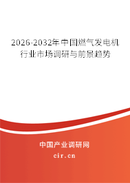 2026-2032年中國(guó)燃?xì)獍l(fā)電機(jī)行業(yè)市場(chǎng)調(diào)研與前景趨勢(shì)