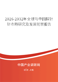 2025-2031年全球與中國探針針市場研究及發(fā)展前景報(bào)告