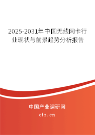 2026-2032年中國(guó)無(wú)線網(wǎng)卡行業(yè)現(xiàn)狀與前景趨勢(shì)分析報(bào)告