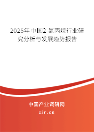 2025年中國(guó)2-氯丙烷行業(yè)研究分析與發(fā)展趨勢(shì)報(bào)告
