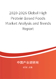 2020-2026 Global High Protein Based Foods Market Analysis and Trends Report