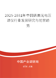 2025-2031年中國表面光電壓譜儀行業(yè)發(fā)展研究與前景趨勢 2025-2031年中國表面光電壓譜儀行業(yè)發(fā)展研究與前景趨勢