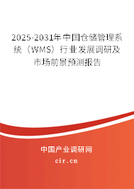 2025-2031年中國(guó)倉儲(chǔ)管理系統(tǒng)(WMS)行業(yè)發(fā)展調(diào)研及市場(chǎng)前景預(yù)測(cè)報(bào)告 2025-2031年中國(guó)倉儲(chǔ)管理系統(tǒng)(WMS)行業(yè)發(fā)展調(diào)研及市場(chǎng)前景預(yù)測(cè)報(bào)告