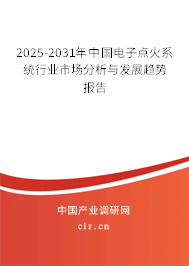 2025-2031年中國(guó)電子點(diǎn)火系統(tǒng)行業(yè)市場(chǎng)分析與發(fā)展趨勢(shì)報(bào)告 2025-2031年中國(guó)電子點(diǎn)火系統(tǒng)行業(yè)市場(chǎng)分析與發(fā)展趨勢(shì)報(bào)告