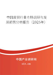 中國廢鋼行業(yè)市場調(diào)研與發(fā)展趨勢(shì)分析報(bào)告（2025年）