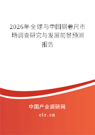 2026年全球與中國鋼卷尺市場調(diào)查研究與發(fā)展前景預(yù)測報告