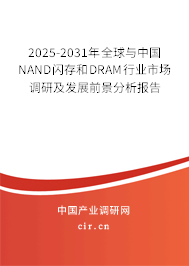 2025-2031年全球與中國(guó)NAND閃存和DRAM行業(yè)市場(chǎng)調(diào)研及發(fā)展前景分析報(bào)告