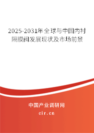 2025-2031年全球與中國(guó)內(nèi)襯隔膜閥發(fā)展現(xiàn)狀及市場(chǎng)前景