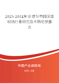 2025-2031年全球與中國深度相機(jī)行業(yè)研究及市場前景報告
