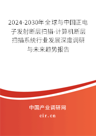 2024-2030年全球與中國正電子發(fā)射斷層掃描-計(jì)算機(jī)斷層掃描系統(tǒng)行業(yè)發(fā)展深度調(diào)研與未來趨勢報(bào)告