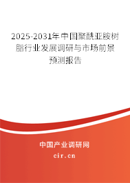 2025-2031年中國(guó)聚酰亞胺樹(shù)脂行業(yè)發(fā)展調(diào)研與市場(chǎng)前景預(yù)測(cè)報(bào)告
