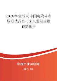 2026年全球與中國電燙斗市場現(xiàn)狀調(diào)查與未來發(fā)展前景趨勢報(bào)告