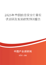 2025年中國信息安全行業(yè)現(xiàn)狀調(diào)研及發(fā)展趨勢預測報告