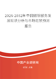 2026-2032年中國(guó)鍍銀服務(wù)發(fā)展現(xiàn)狀分析與市場(chǎng)前景預(yù)測(cè)報(bào)告