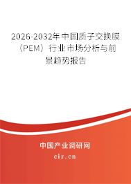 2026-2032年中國質子交換膜（PEM）行業(yè)市場分析與前景趨勢報告