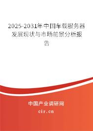 2025-2031年中國車載服務(wù)器發(fā)展現(xiàn)狀與市場前景分析報(bào)告 2025-2031年中國車載服務(wù)器發(fā)展現(xiàn)狀與市場前景分析報(bào)告