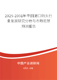 2025-2031年中國(guó)港口碼頭行業(yè)發(fā)展研究分析與市場(chǎng)前景預(yù)測(cè)報(bào)告 2025-2031年中國(guó)港口碼頭行業(yè)發(fā)展研究分析與市場(chǎng)前景預(yù)測(cè)報(bào)告