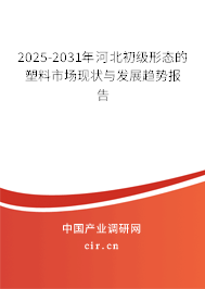 2025-2031年河北初級形態(tài)的塑料市場現(xiàn)狀與發(fā)展趨勢報告
