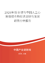2026年版全球與中國(guó)人工心臟瓣膜市場(chǎng)現(xiàn)狀調(diào)研與發(fā)展趨勢(shì)分析報(bào)告