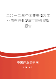 二〇一二年中國(guó)非織造及工業(yè)用布行業(yè)發(fā)展回顧與展望報(bào)告