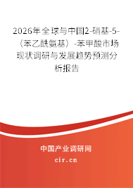 2026年全球與中國2-硝基-5-（苯乙酰氨基）-苯甲酸市場現(xiàn)狀調(diào)研與發(fā)展趨勢預(yù)測分析報告