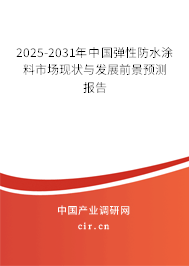 2025-2031年中國彈性防水涂料市場現(xiàn)狀與發(fā)展前景預(yù)測報告