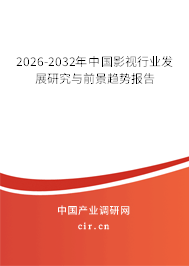 2026-2032年中國影視行業(yè)發(fā)展研究與前景趨勢報告