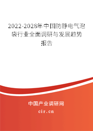 2022-2028年中國(guó)防靜電氣泡袋行業(yè)全面調(diào)研與發(fā)展趨勢(shì)報(bào)告 2022-2028年中國(guó)防靜電氣泡袋行業(yè)全面調(diào)研與發(fā)展趨勢(shì)報(bào)告