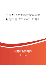 中國(guó)方矩管發(fā)展現(xiàn)狀與前景趨勢(shì)報(bào)告（2025-2031年）