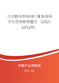 河北數(shù)碼照相機(jī)行業(yè)發(fā)展研究與前景趨勢報(bào)告(2025-2031年) 河北數(shù)碼照相機(jī)行業(yè)發(fā)展研究與前景趨勢報(bào)告(2025-2031年)