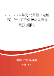 2026-2032年河北原鋁（電解鋁）行業(yè)研究分析與發(fā)展前景預(yù)測(cè)報(bào)告
