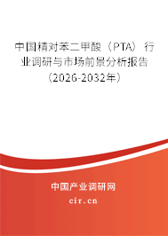 中國精對苯二甲酸（PTA）行業(yè)調(diào)研與市場前景分析報告（2026-2032年）