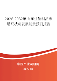 2026-2032年山東注塑制品市場(chǎng)現(xiàn)狀與發(fā)展前景預(yù)測(cè)報(bào)告