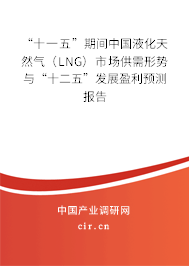 “十一五”期間中國(guó)液化天然氣(LNG)市場(chǎng)供需形勢(shì)與“十二五”發(fā)展盈利預(yù)測(cè)報(bào)告 “十一五”期間中國(guó)液化天然氣(LNG)市場(chǎng)供需形勢(shì)與“十二五”發(fā)展盈利預(yù)測(cè)報(bào)告