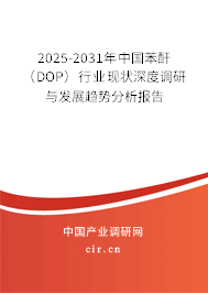2025-2031年中國(guó)苯酐(DOP)行業(yè)現(xiàn)狀深度調(diào)研與發(fā)展趨勢(shì)分析報(bào)告 2025-2031年中國(guó)苯酐(DOP)行業(yè)現(xiàn)狀深度調(diào)研與發(fā)展趨勢(shì)分析報(bào)告