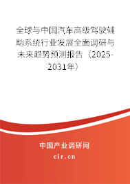 全球與中國汽車高級駕駛輔助系統(tǒng)行業(yè)發(fā)展全面調(diào)研與未來趨勢預(yù)測報告（2025-2031年）