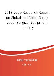 2013 Deep Research Report on Global and China Gassy Laser Surgical Equipment Industry