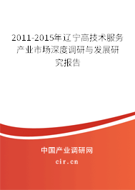 2011-2015年遼寧高技術(shù)服務產(chǎn)業(yè)市場深度調(diào)研與發(fā)展研究報告