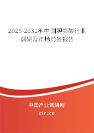 2025-2031年中國膽影酸行業(yè)調(diào)研及市場前景報告