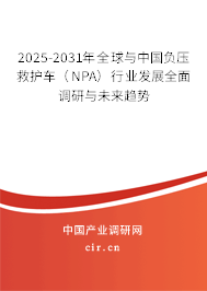 2025-2031年全球與中國負壓救護車（NPA）行業(yè)發(fā)展全面調研與未來趨勢
