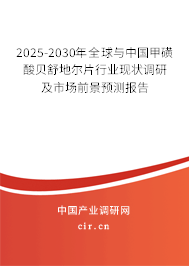 2025-2030年全球與中國(guó)甲磺酸貝舒地爾片行業(yè)現(xiàn)狀調(diào)研及市場(chǎng)前景預(yù)測(cè)報(bào)告