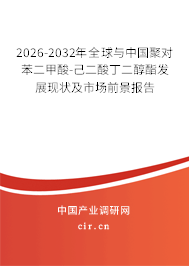 2026-2032年全球與中國(guó)聚對(duì)苯二甲酸-己二酸丁二醇酯發(fā)展現(xiàn)狀及市場(chǎng)前景報(bào)告 2026-2032年全球與中國(guó)聚對(duì)苯二甲酸-己二酸丁二醇酯發(fā)展現(xiàn)狀及市場(chǎng)前景報(bào)告