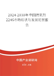 2024-2030年中國抗氧劑2246市場現(xiàn)狀與發(fā)展前景報(bào)告