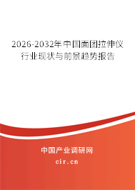 2026-2032年中國面團拉伸儀行業(yè)現(xiàn)狀與前景趨勢報告 2026-2032年中國面團拉伸儀行業(yè)現(xiàn)狀與前景趨勢報告
