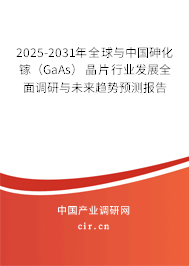 2025-2031年全球與中國(guó)砷化鎵（GaAs）晶片行業(yè)發(fā)展全面調(diào)研與未來(lái)趨勢(shì)預(yù)測(cè)報(bào)告