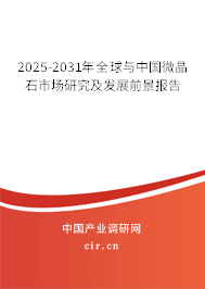 2025-2031年全球與中國微晶石市場研究及發(fā)展前景報(bào)告