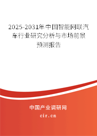 2025-2031年中國(guó)智能網(wǎng)聯(lián)汽車行業(yè)研究分析與市場(chǎng)前景預(yù)測(cè)報(bào)告