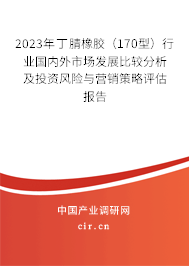 2023年丁腈橡膠（170型）行業(yè)國內外市場發(fā)展比較分析及投資風險與營銷策略評估報告