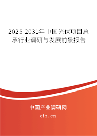 2024-2030年中國光伏項(xiàng)目總承行業(yè)調(diào)研與發(fā)展前景報(bào)告